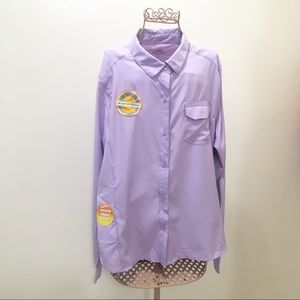 Pacific trail lavender button up